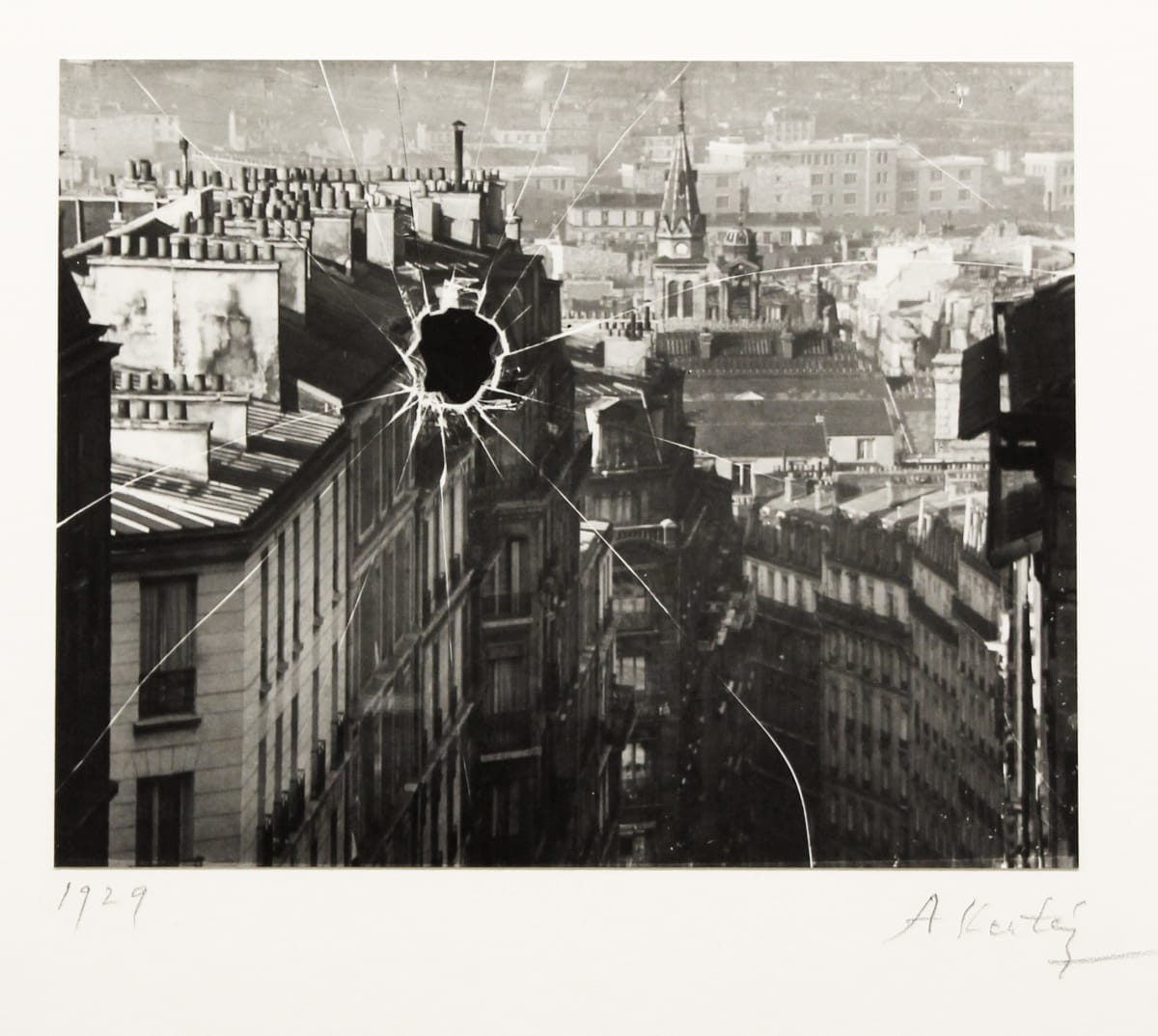 Broken Plate, 1929 Paris by André Kertész 