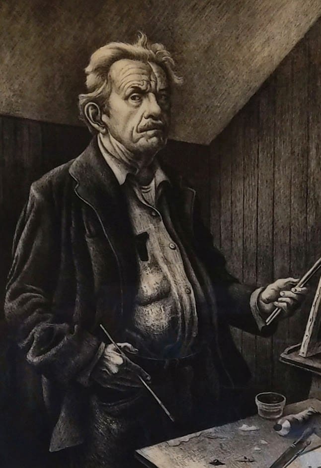 Self Portrait by Thomas Hart Benton 