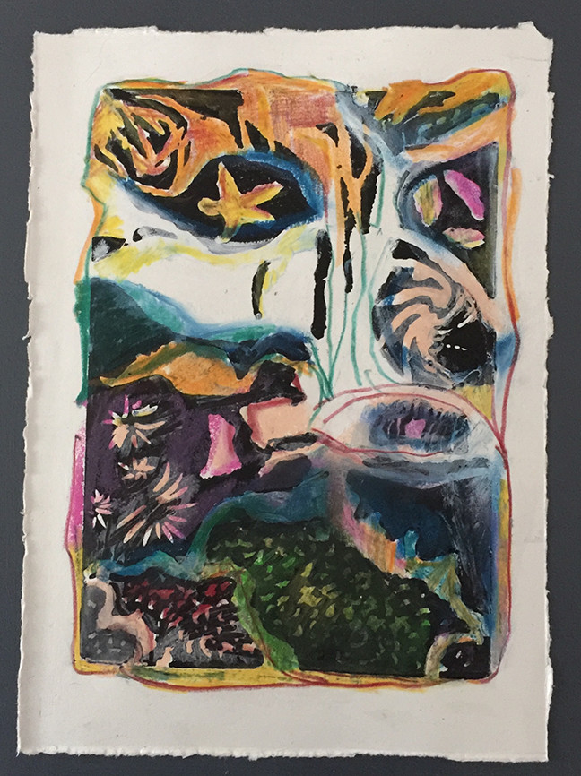 Beyond Linocut Series: In the Forest by Barbara Jacobs 