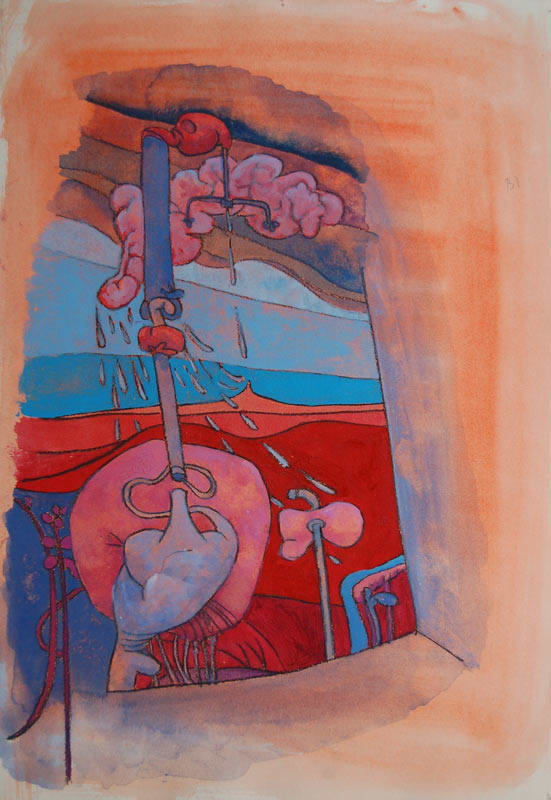 Study for Bodyscape - 2 by Leopold Segedin 