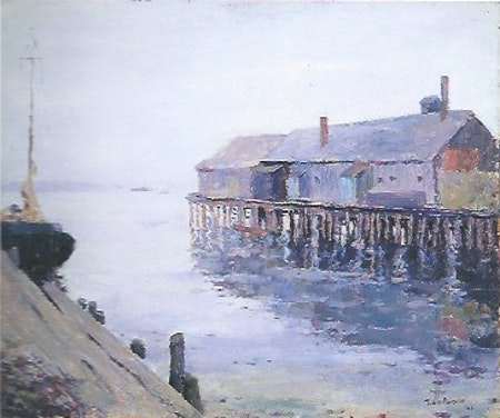 A Gray Day at Provincetown by Tunis Ponsen, Image 1.