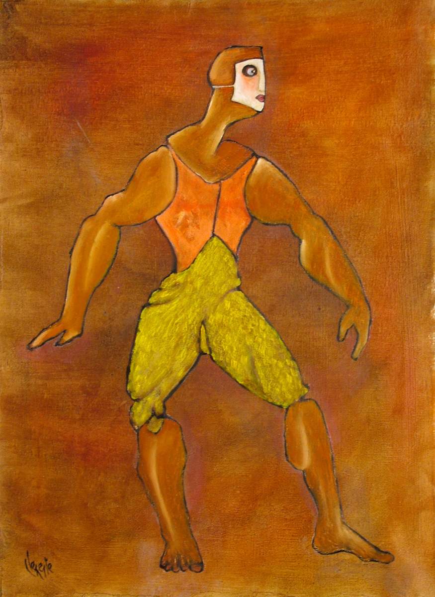 Men with Mask by Clemente Mimun, Image 1.