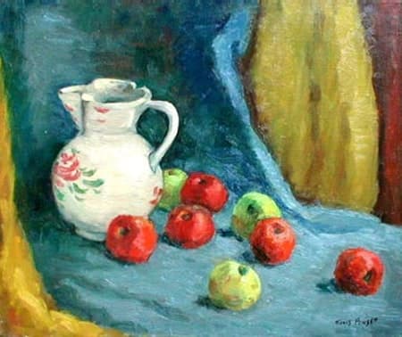 Still Life with Apples by Tunis Ponsen 