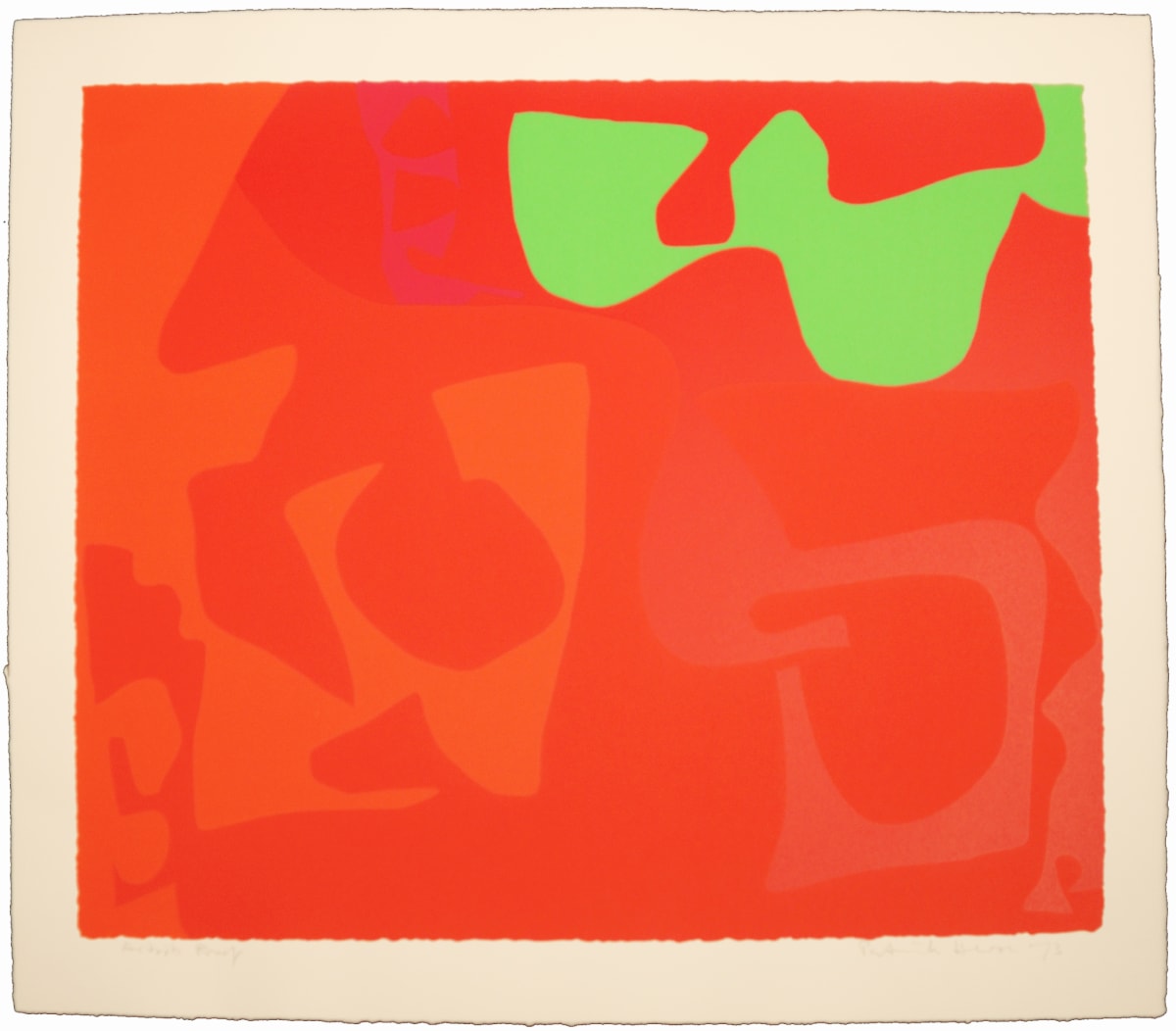 Small January 1973: 2 by Patrick Heron 