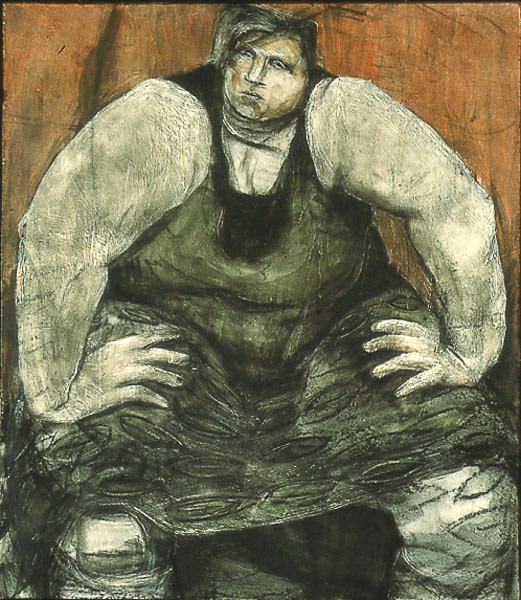 Large Woman - Nomy Lamm by Eve Whitaker 