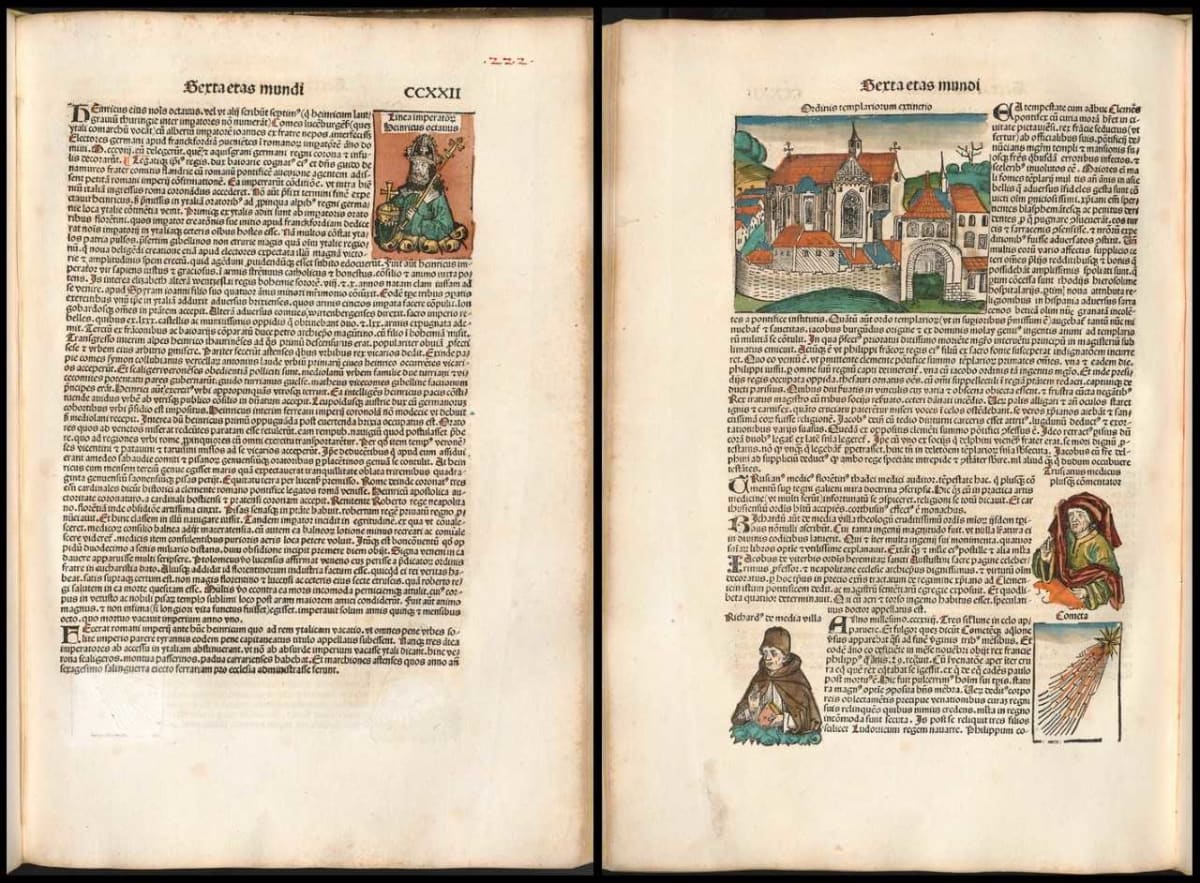 Page from "Weltchronic" (Latin Edition) by Unknown, Image 1.