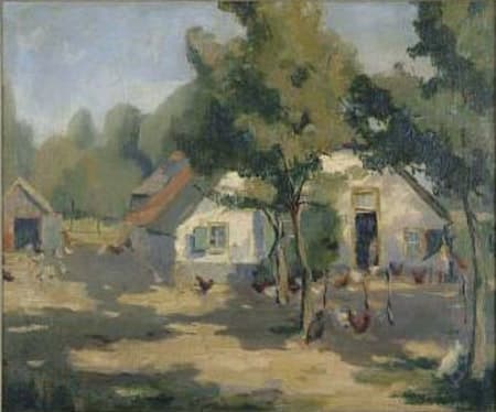 A Dutch Farmhouse by Tunis Ponsen 