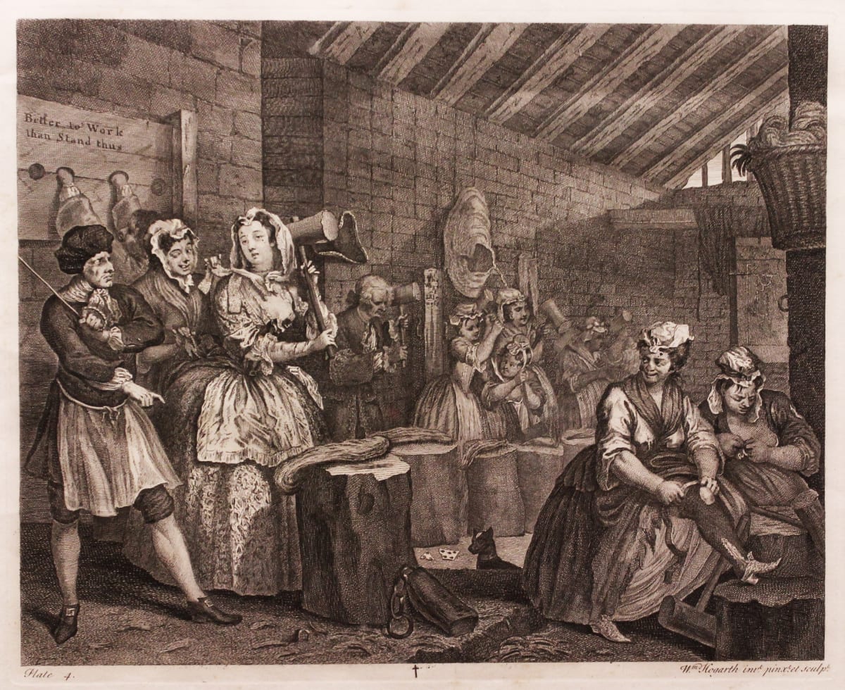 A Harlot's Progress, Plate 4 by William Hogarth 