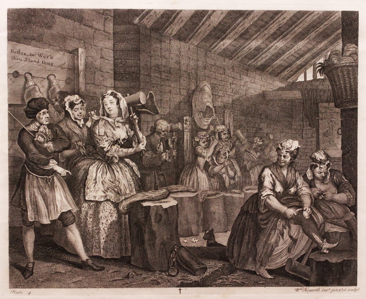 A Harlot's Progress, Plate 4 by William Hogarth, Image 1.