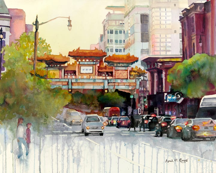 Chinatown Gateway by April Rimpo 