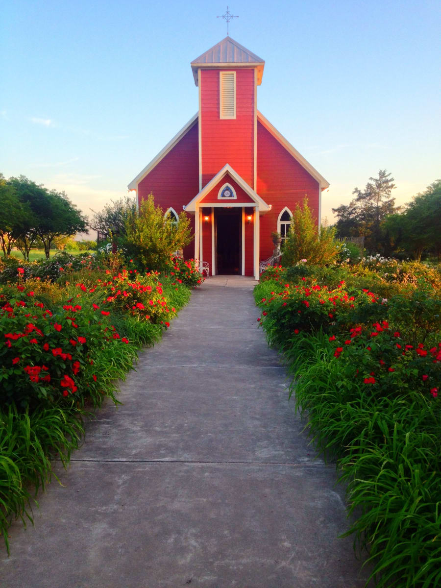 Red Church by Maria Sanchez 