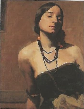 Study of Young Woman by Tunis Ponsen 
