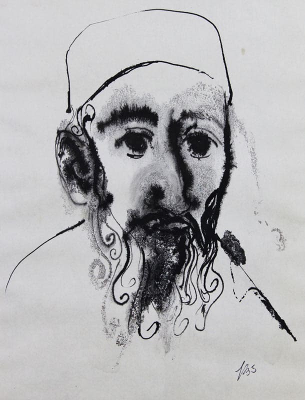 Rabbi I by Leopold Segedin 