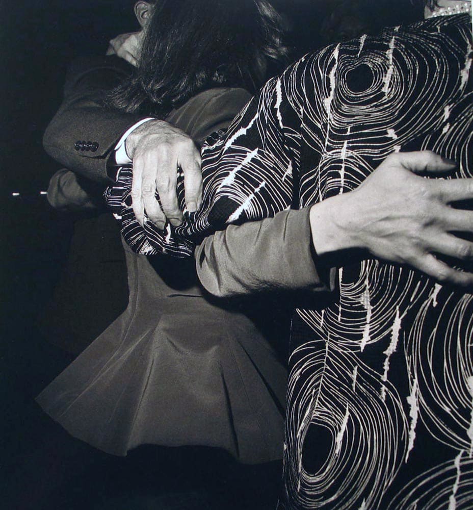 Wedding, Hands Around Back, NYC, Social Context by Larry Fink 