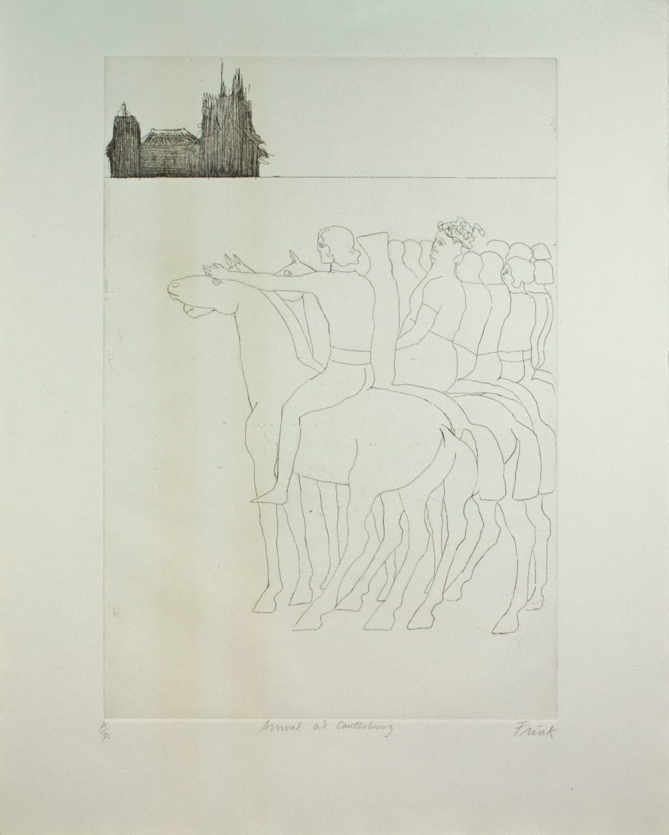 Arrival at Canterbury by Dame Elisabeth Frink 