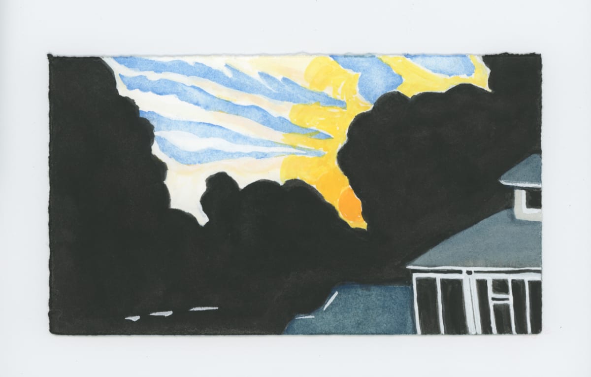 Sunset Down the Street, #1784 