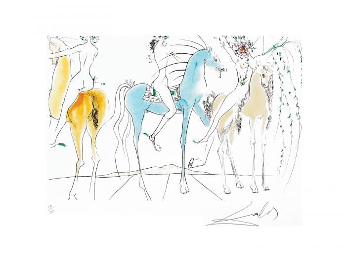 Hamadryades mimetiques arborescentes by Salvador Dali, Image 1.