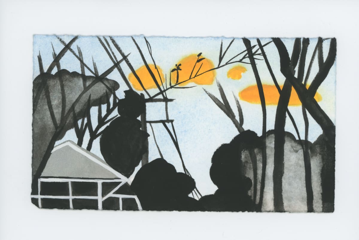 Some Orange Clouds, #1779, Image 1.