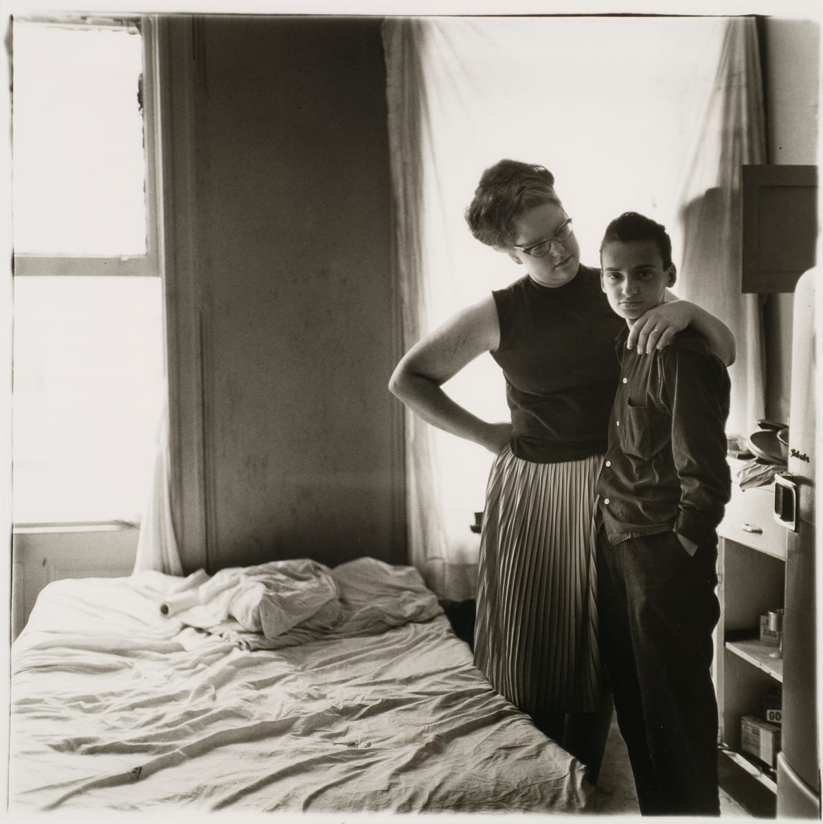 Two Friends at Home, NYC by Diane Arbus 