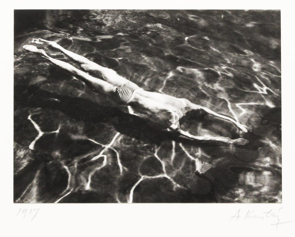 Underwater Swimmer, August 31, 1917, Esztergom by André Kertész 