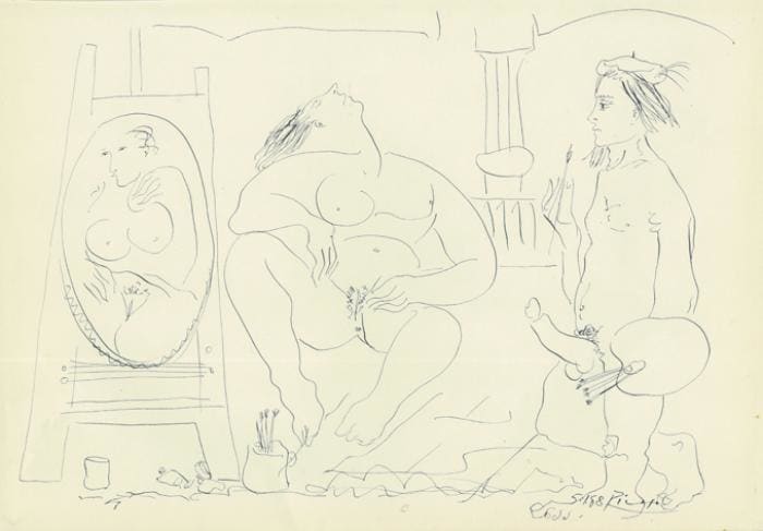 Erotic Scene by Pablo Picasso, Image 1.