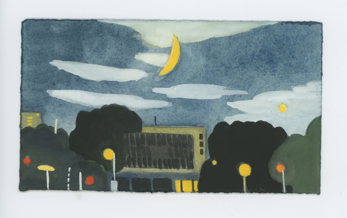 Across River Road After the Storm, #1692 