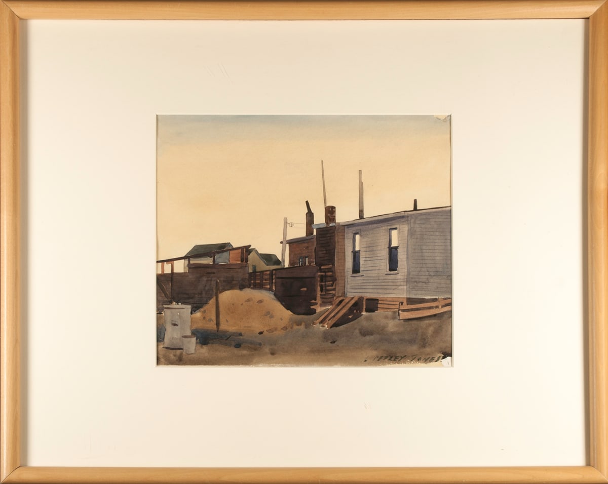 Old Houses, Edmonton, October 2nd by Llewellyn Petley-Jones (1908-1986) 