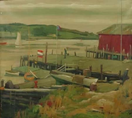 Provincetown Landscape by Tunis Ponsen 