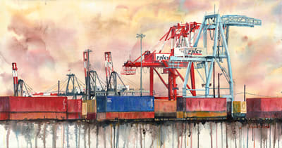 Freight Yard by April Rimpo 