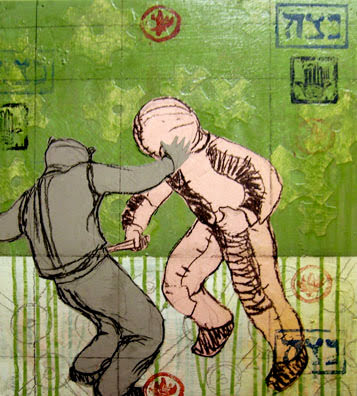 Man Stabbing Man by Kojo Griffin 