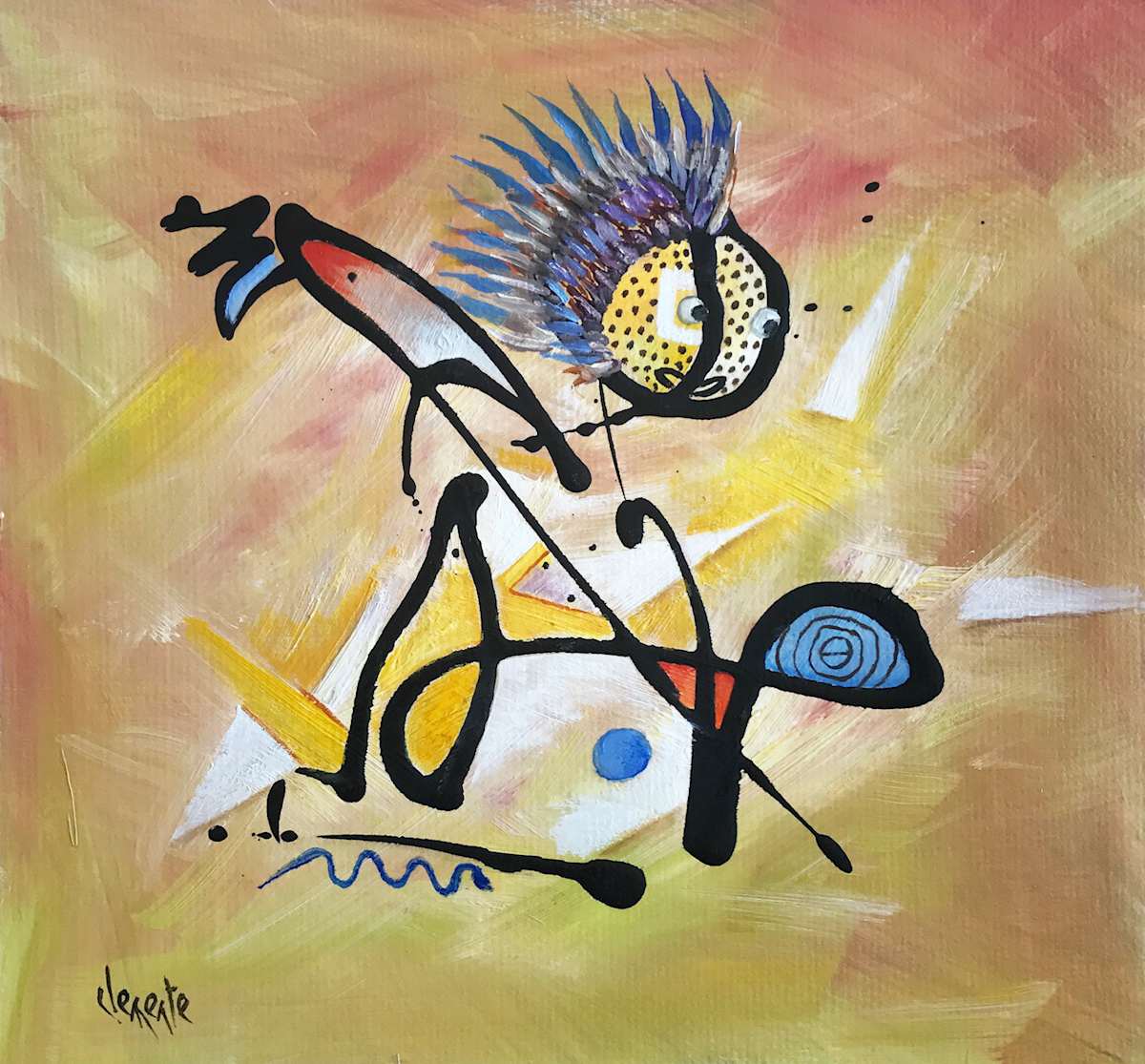 African Chief on Gold by Clemente Mimun, Image 1.