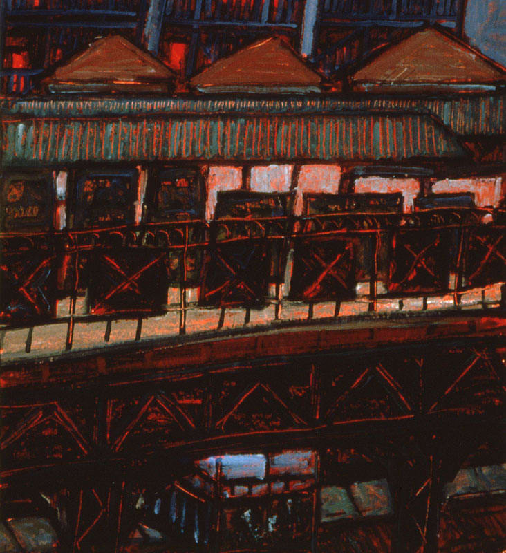 El Platform Remembered (# - ?) by Leopold Segedin 