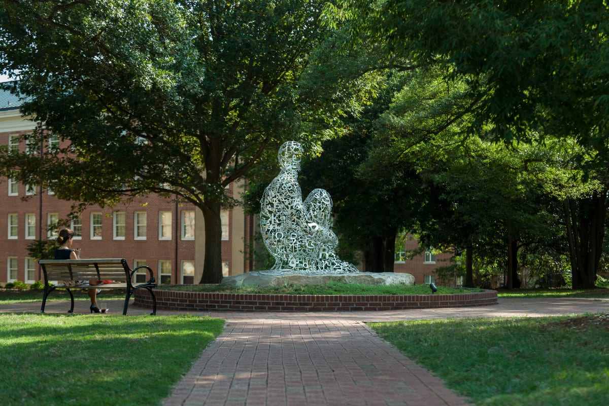 Waves III by Jaume Plensa 