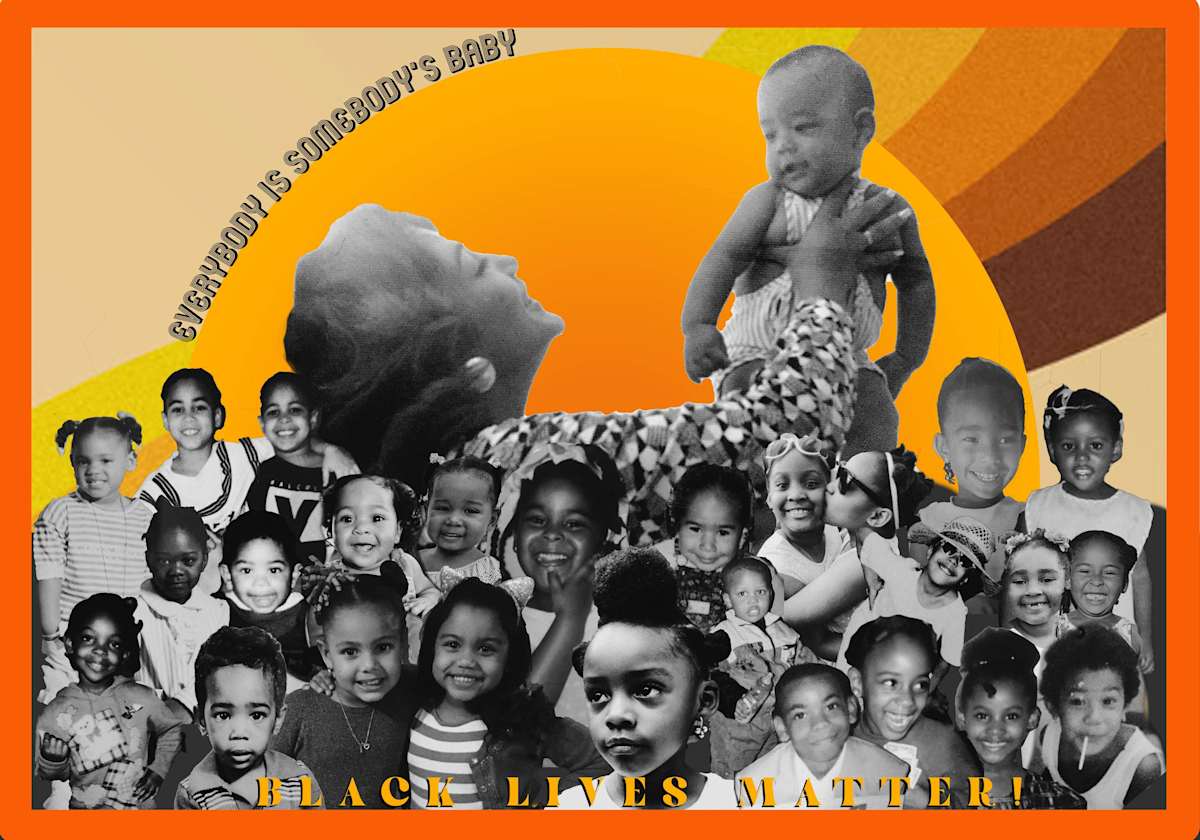 Black Lives Matter Banner Mural by Keshia DeLeon, Image 1.