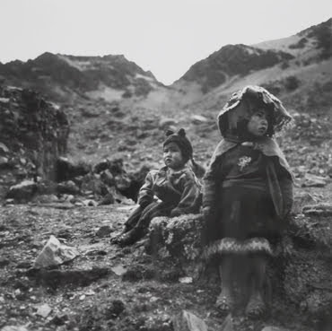 Queucha Children In The Andes by John Nowak 