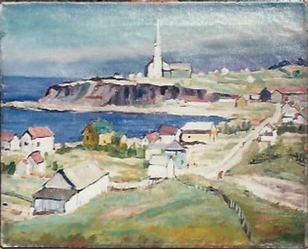 Church at Gaspe Coast by Tunis Ponsen 