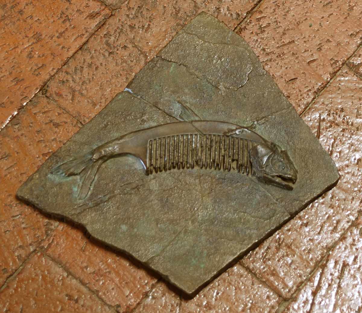 Fossil Record Series: Comb Fish I by Colette Hosmer, Image 1.