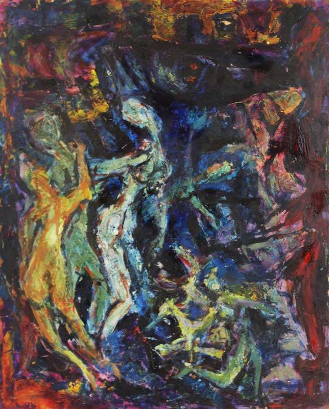 Unitled - Abstract with Multiple Figures, Image 1.