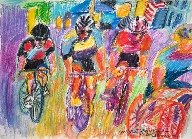 Turning Left in Doylestown #2 by Susan Entin 