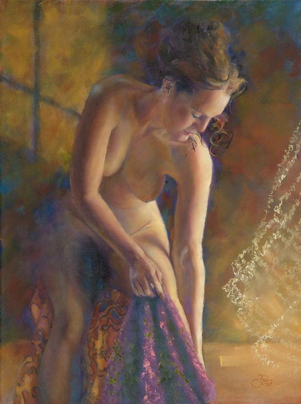 Evening Bath by Pat Cross 