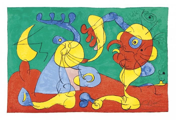 The Nobles at the Door by Joan Miró, Image 1.