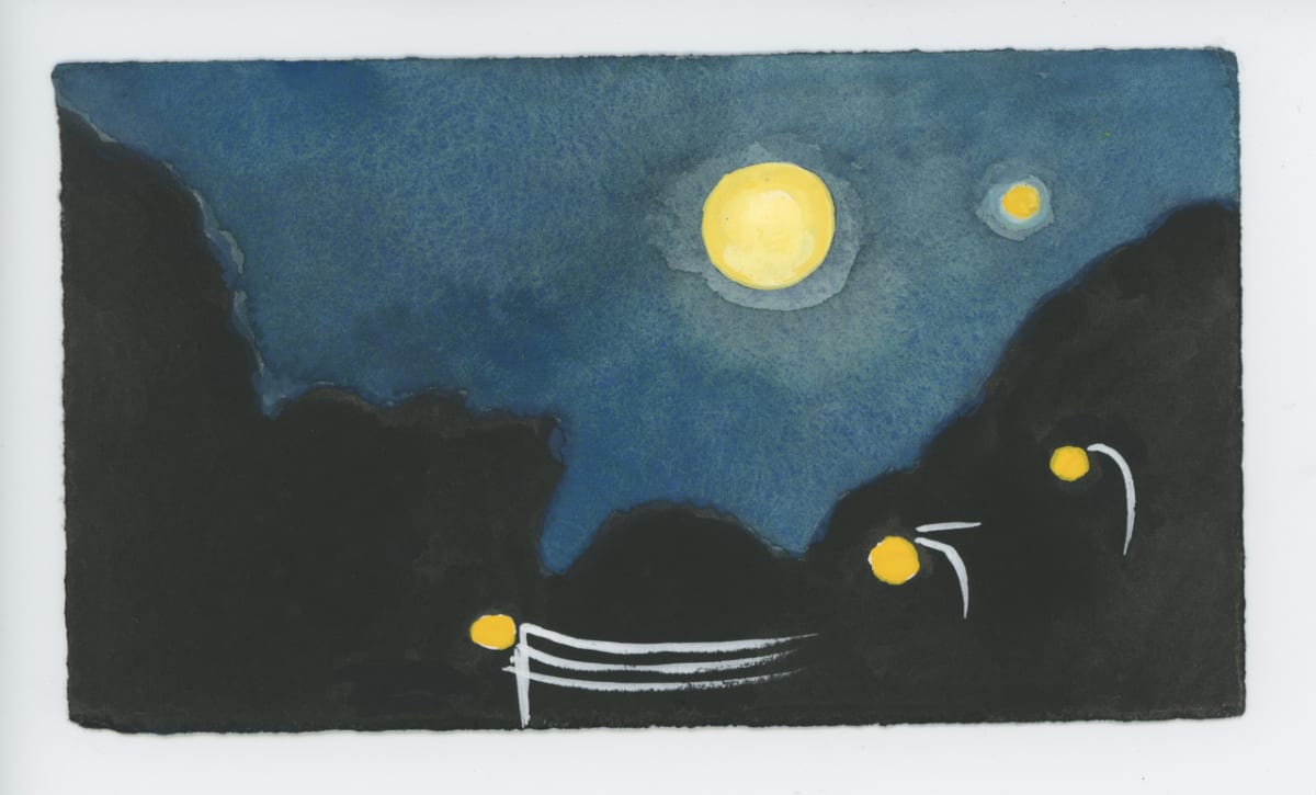 The Full Moon and Saturn, #1673 by Raya Bodnarchuk, Image 1.
