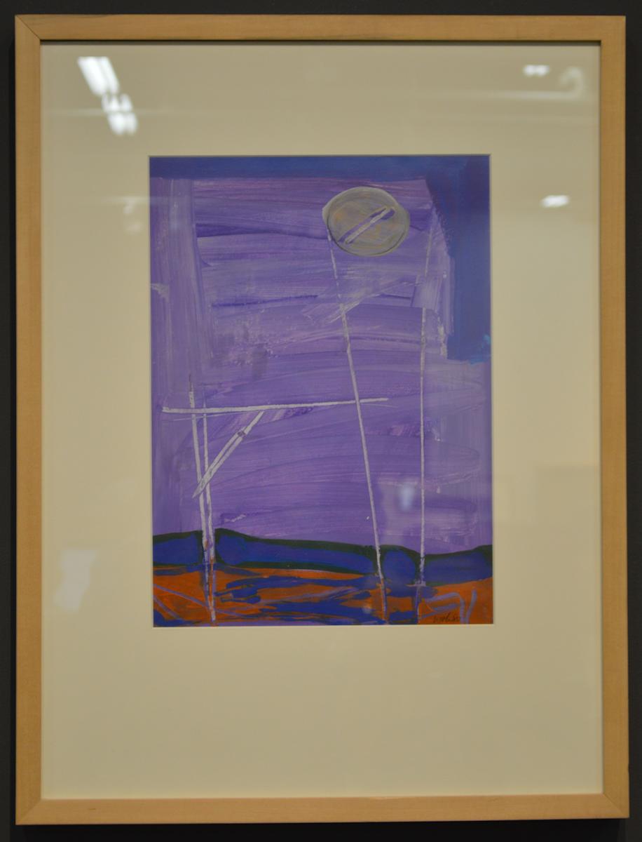 Untitled Purple 1980 by William Vaughn Howard, Image 1.