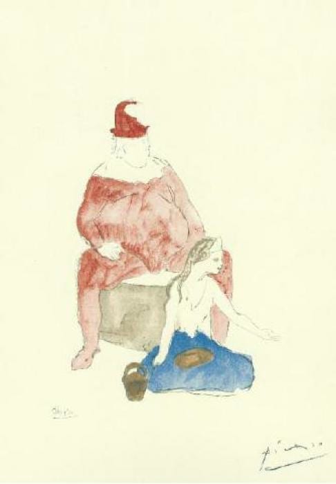 Saltimbanque by Pablo Picasso, Image 1.