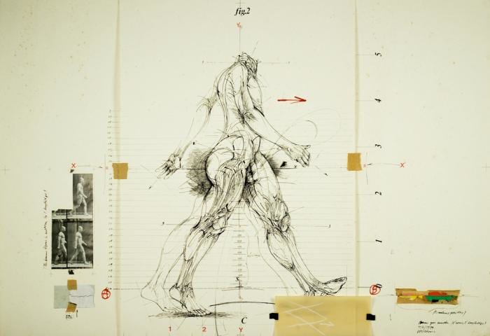 Marching Man (Homme qui Marche) by Vladimir Veličković, Image 1.