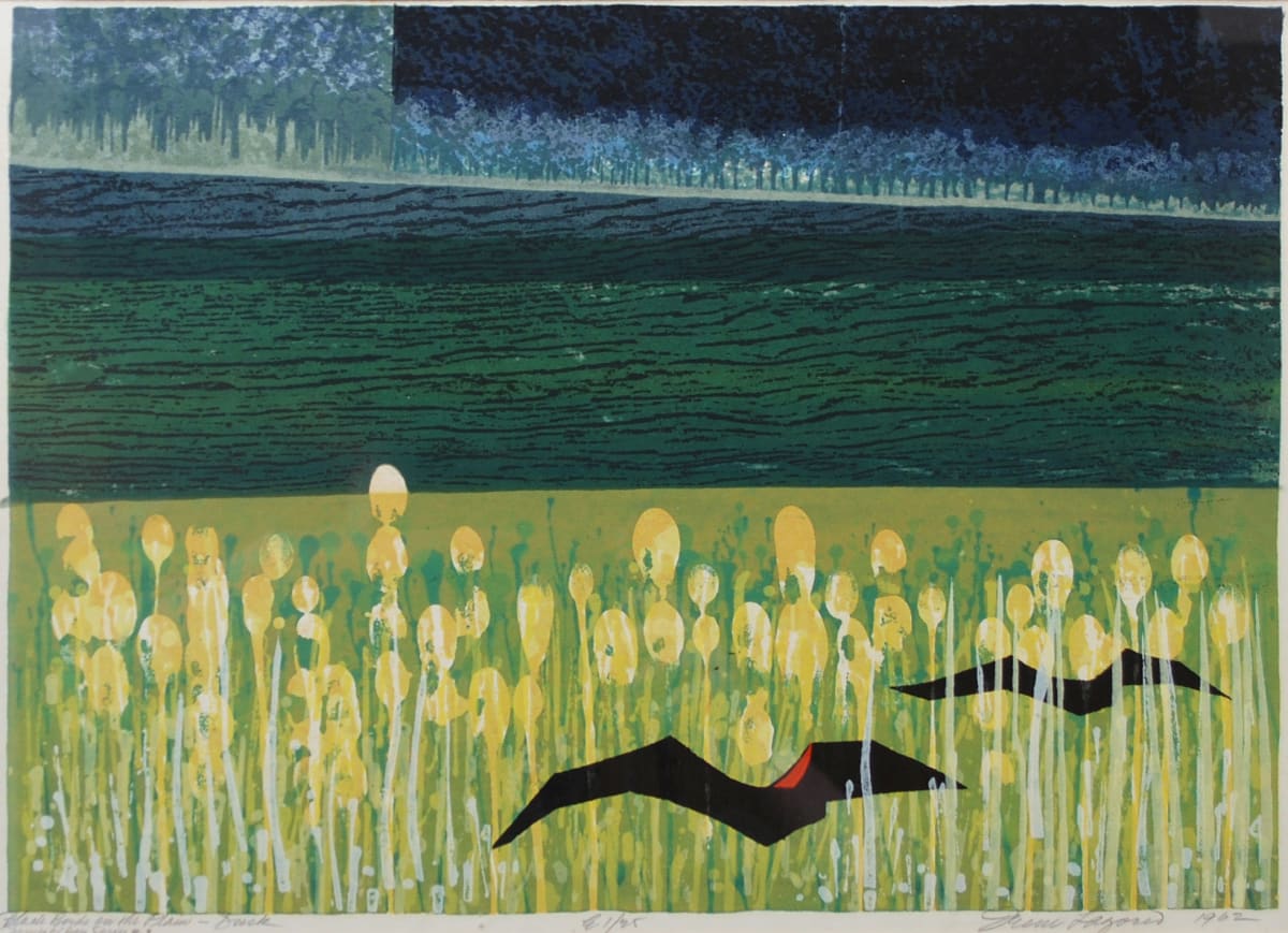 Black Birds on the Plain by J. Lagores 