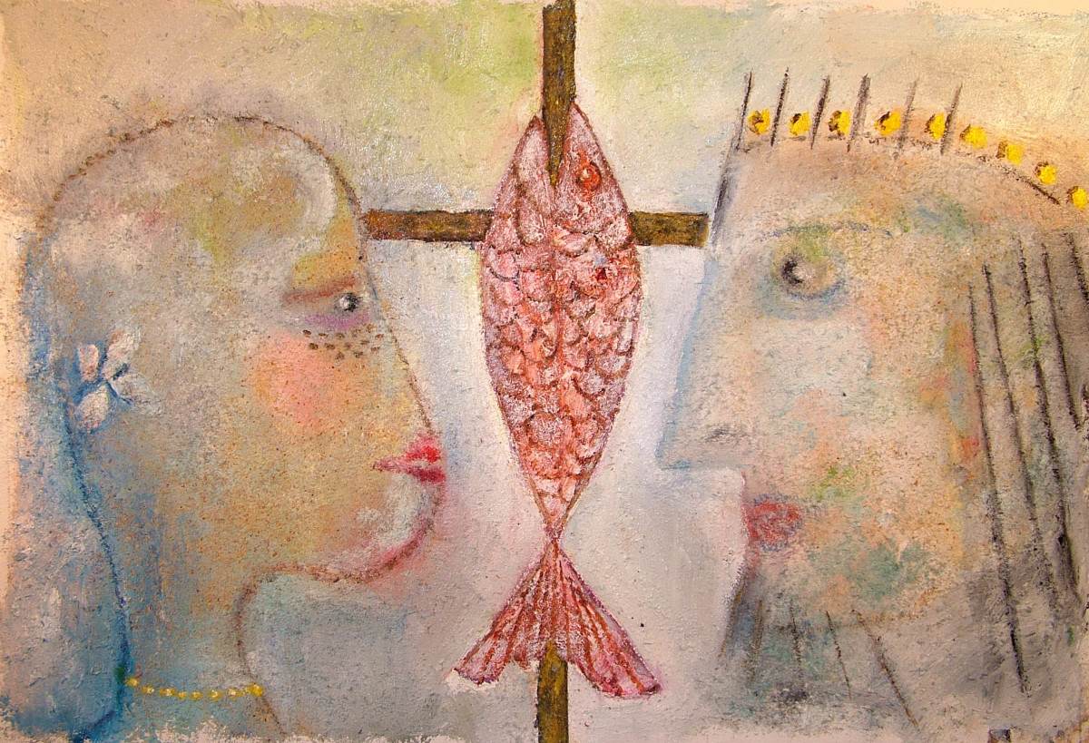 Crucifix of Fish #1 by Clemente Mimun 