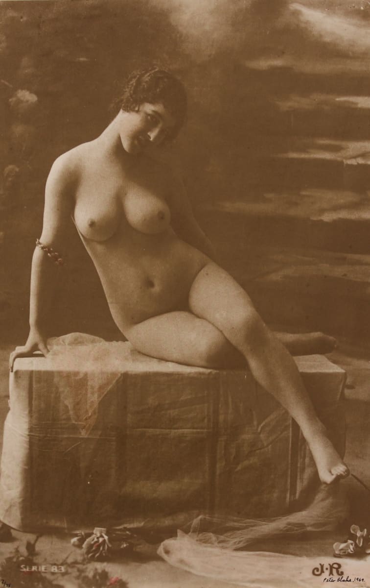French Postcard Series by Peter Blake, Image 1.