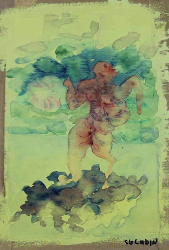 Untitled - Man and Clouds 