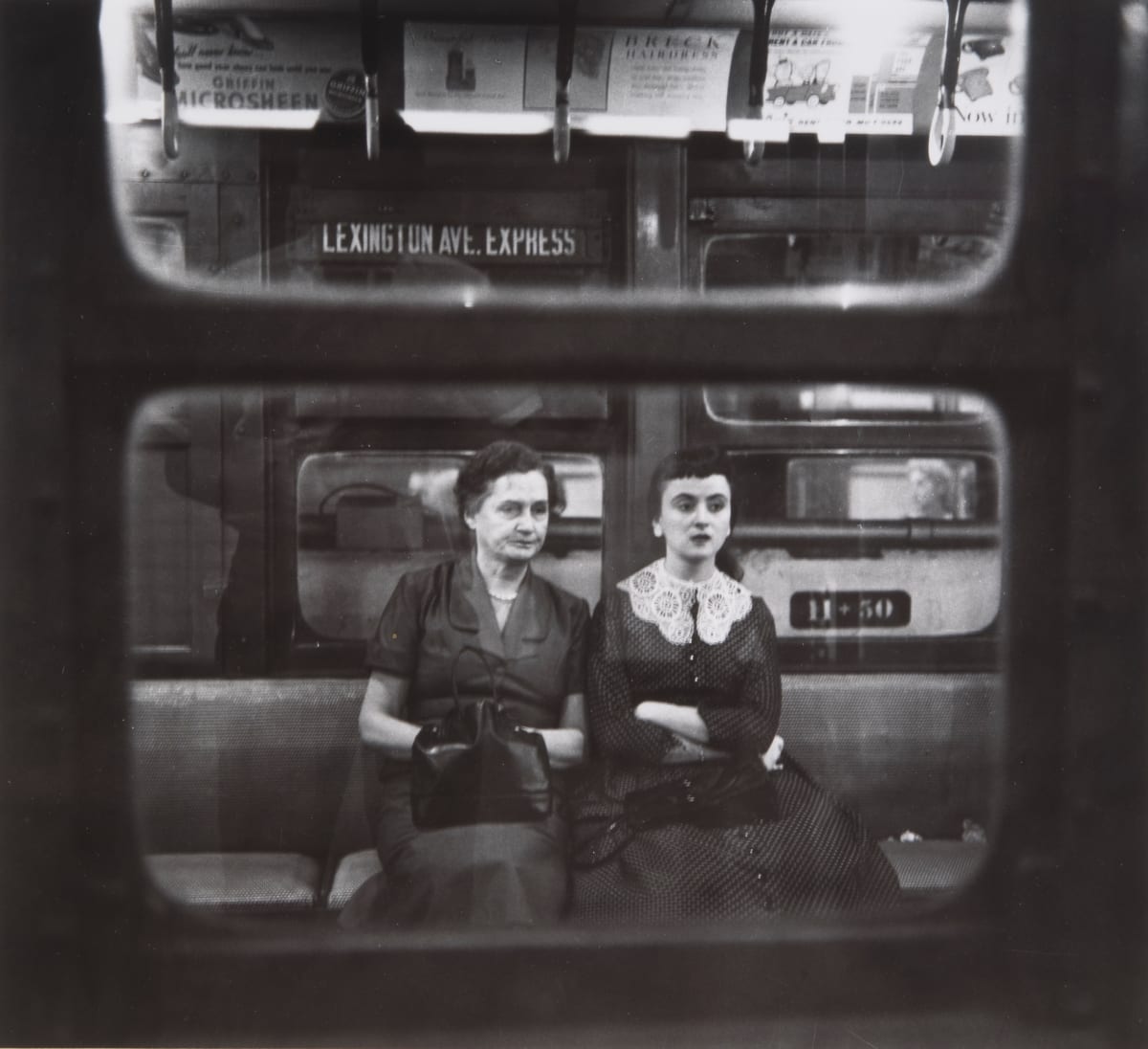 Two Women in Subway by N. Jay Jaffee 